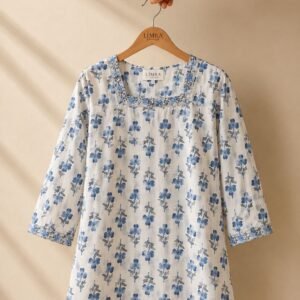 Azure Floral Bliss